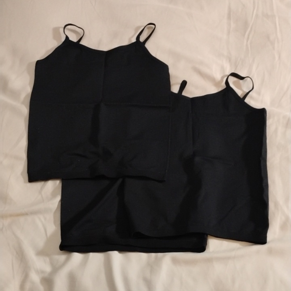 Pink House Black Camisole Shirt Set, Pack Of 3